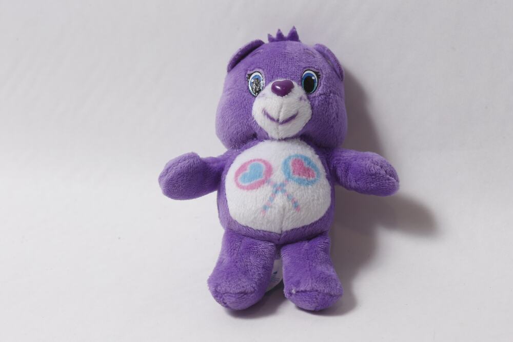 Japan Care Bears Share Bear Plush Charm Keychain ~ 260828-WH 1309